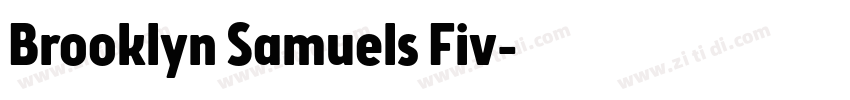 Brooklyn Samuels Fiv字体转换 Brooklyn Samuels Fiv字体转换